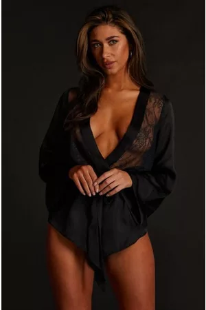 Hunkemöller Kobieta Koszule i Koszulki nocne - Satin Playsuit Rylie