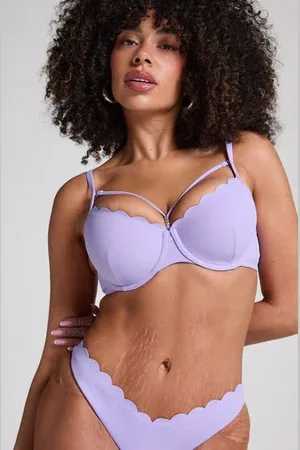 Hunkemöller Usztywniany top bikini z fiszbinami Scallop
