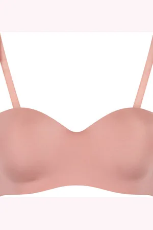 Hunkemöller Usztywniony biustonosz push-up bez ramiączek na fiszbinach Smooth