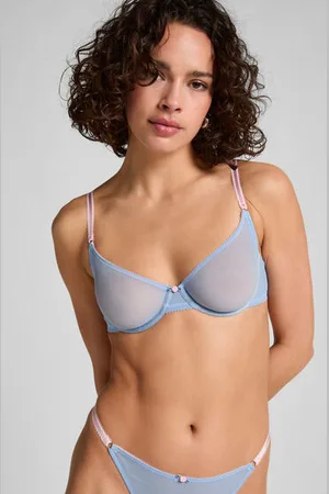 Hunkemöller Nieusztywniany biustonosz Roza z fiszbinami