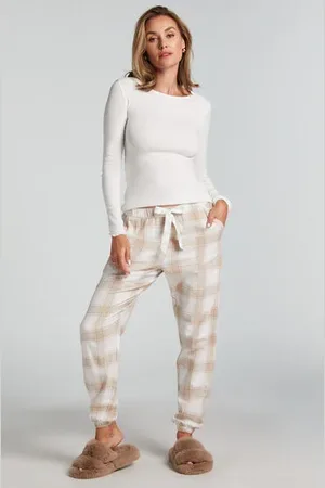 Hunkemöller Flanelowe spodnie od piżamy