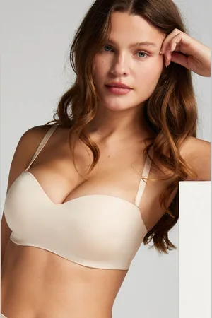 Hunkemöller Usztywniony biustonosz push-up bez ramiączek na fiszbinach Smooth