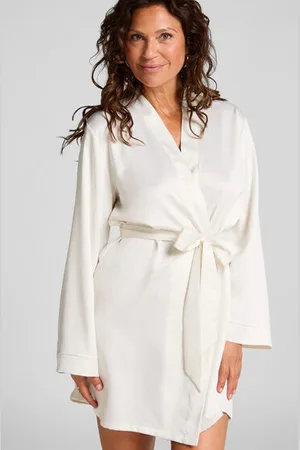 Hunkemöller Kimono Ślubny Satynowy