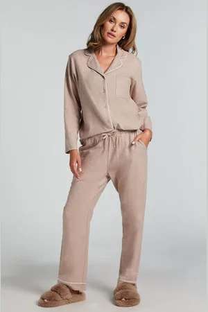 Hunkemöller Flanelowe spodnie od piżamy