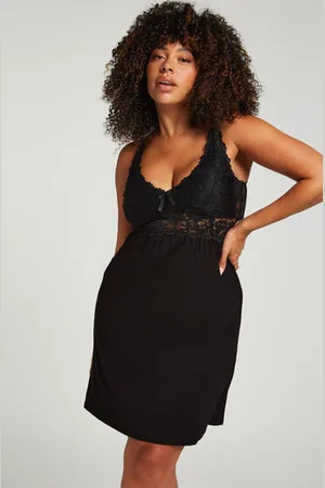 Hunkemöller Sukienka na ramiączkach z koronką Nora