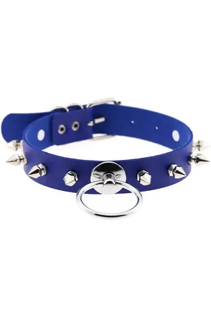 Intimica Skórzany choker z kolcami