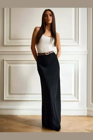 Intimica Satynowa elegancka spódnica maxi