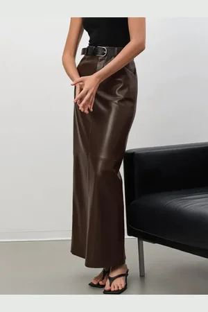 Intimica Skórzana spódnica maxi