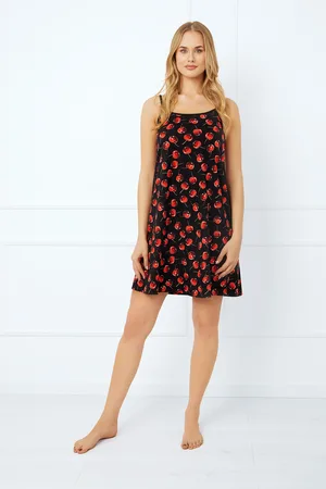 Italian Fashion Koszula damska wąskie ramiączko Cherry