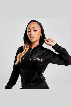 Juicy Couture Bluza Rozpinana Z Kapturem Dmnt Blk
