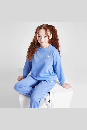 Nike Bluza G Nsw Club Flc Ovrszd Crew Lbr Girl
