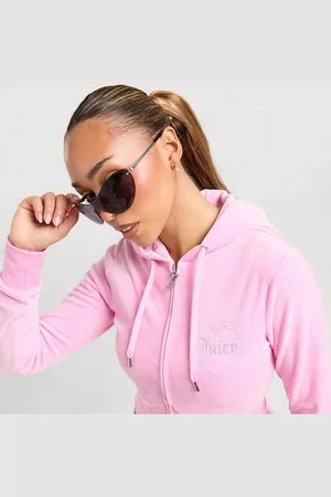 Juicy Couture Bluza Rozpinana Z Kapturem Dmnt Pnk