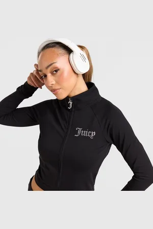 Juicy Couture Bluza Rozpinana Z Kapturem Dmnt Blk