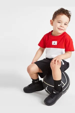 Jordan Komplet C/blk Wvn T/shrt St Red/blk