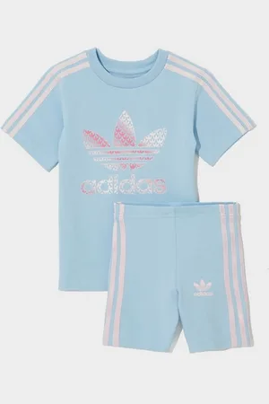 adidas Komplet (G)$Trf Aop Tee/sht Skypk