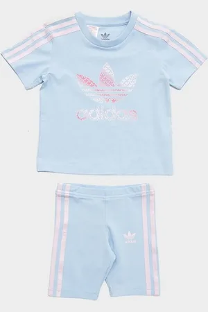 adidas Komplet (G)$Trf Aop Tee/sht Skypk