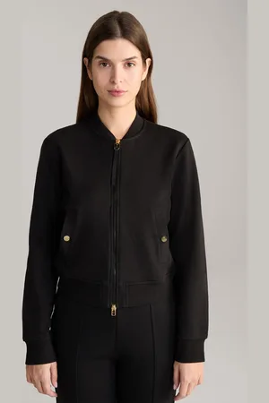 JOOP! Bluza zapinana Teresa w kolorze czarnym