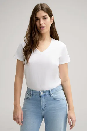 JOOP! T-shirt bawełniany w kolorze białym