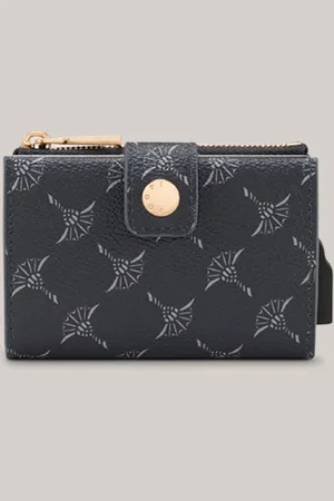 JOOP! Etui na karty Cortina C-Four w kolorze granatowym z motywem chabru