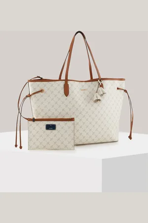 JOOP! Torba maxi shopper Cortina Lara w kolorze taupe