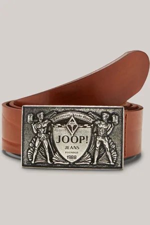 JOOP! Pasek w kolorze koniakowym