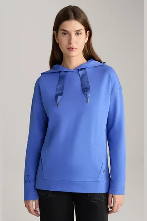 JOOP! Bluza z kapturem w kolorze błękitu królewskiego