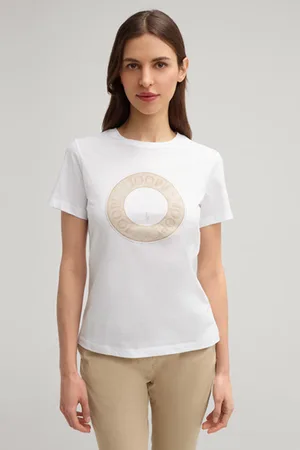 JOOP! T-shirt Tolu w kolorze białym