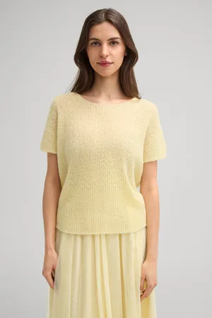 JOOP! Sweter Katja w kolorze żółtym