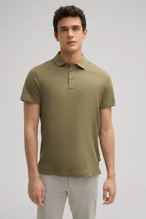 JOOP! Koszulka polo Preston w kolorze oliwkowym