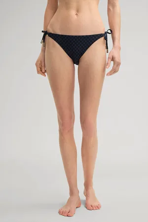JOOP! Majtki bikini w kolorze granatowo-niebieskim z chabrowym wzorem