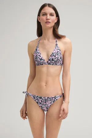 JOOP! Trójkątny top od bikini w kolorze różowo-czarnym