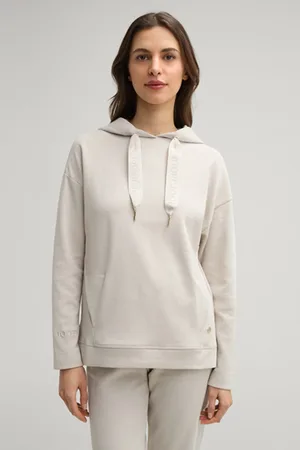 JOOP! Bluza z kapturem w kolorze szarobeżowym