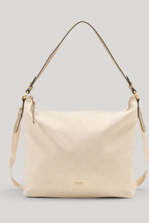 JOOP! Torba typu hobo Collana Tessuto Alara w kolorze piasku