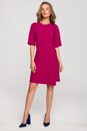 Style Midi sukienka z podwójnym przodem