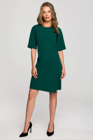 Style Midi sukienka z podwójnym przodem