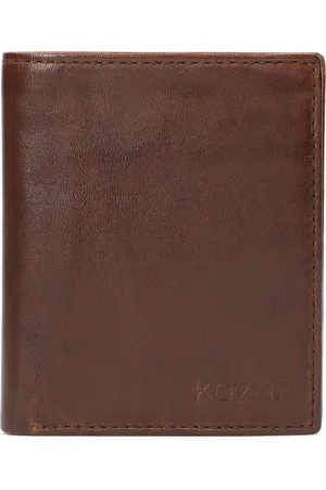 Kazar Klasyczny męski portfel w brązowym kolorze