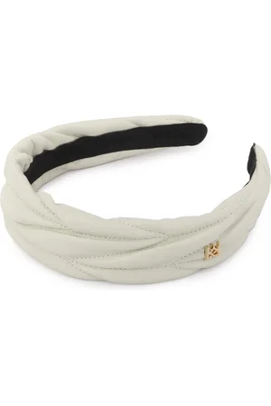 Kazar Skórzana opaska do włosów z monogramem