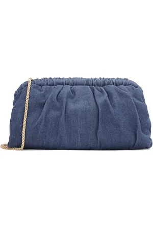 Kazar Duża torebka pouch bag z tkaniny denim