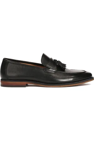 Kazar Loafersy ze skóry naturalnej z frędzlami