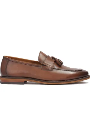 Kazar Casualowe loafersy męskie skórzane