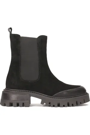 Kazar Zamszowe chelsea boots z gumowym noskiem