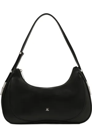 Kazar Czarna torebka baguette z monogramem