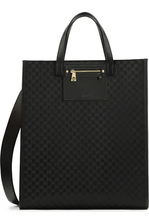 Kazar Czarna torebka z tkaniny w monogramy