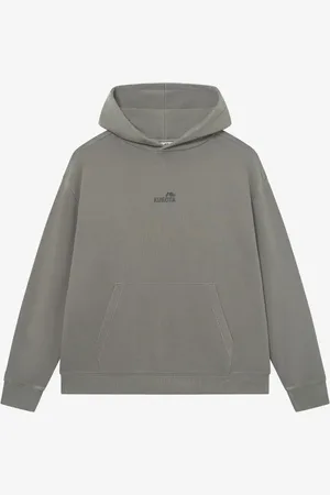 Kubota Bluza z kapturem Statement brązowa S