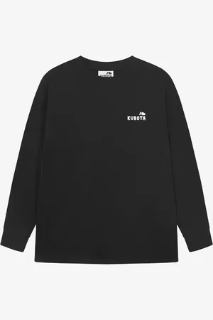 Kubota Longsleeve bawełniany Comfy Club czarny