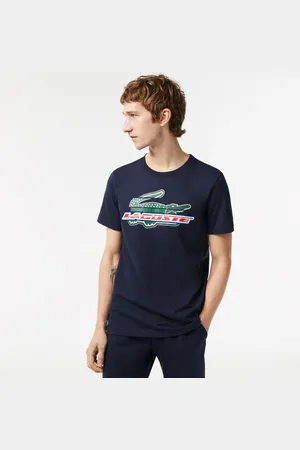 Lacoste Męski T-shirt z bawełny organicznej Sport Regular Fit