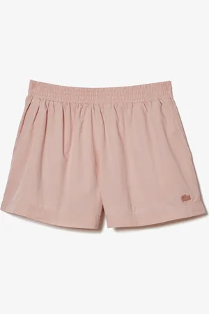 Lacoste Damskie szorty z popeliny bawełnianej