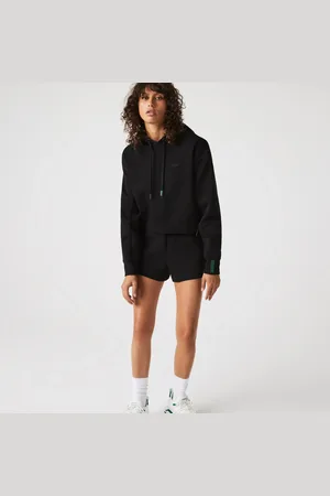 Lacoste Damska Bluza Z Kapturem Z Rozciągliwej Mieszanki Bawełny
