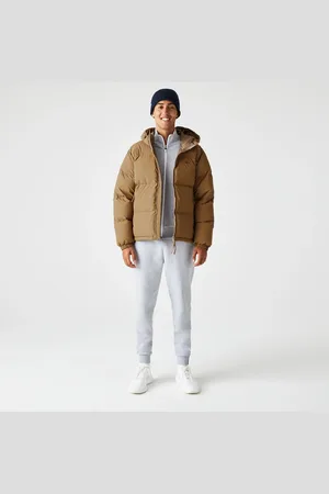 Lacoste Męska wodoodporna krótka kurtka pikowana