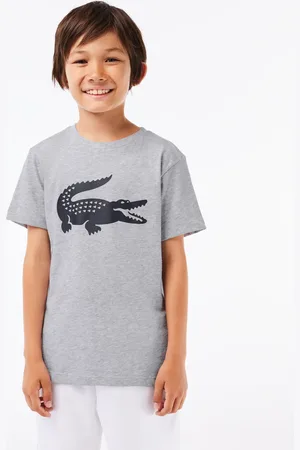 Lacoste Dziecięcy T-shirt tenisowy SPORT z dżerseju technicznego z dużym logo krokodyla